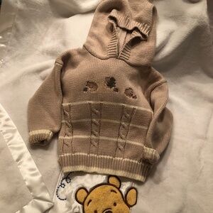 Just in Winnie the Pooh inspired Hooded baby sweater